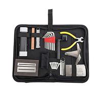 Pderlous 45 Piece Guitar Repair and Maintenance Kit Spare Parts for Acoustic Guitar, Electric Guitar, Ukulele, Double Bass, Banjo