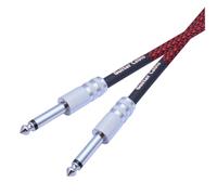Pderlous 6.35mm Male to Male Straight 1/4Inch Stereo Cable Guitar Instrument Cable for Electric Guitar,Bass,Amplifier 1.8 Meter