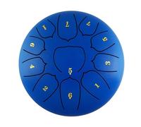 Pderlous 6 Inch 11 Tone Steel Tongue Drum Hand Pan Drum Drumstick Percussion Music Instrument Tambourine Drum Accessories-C