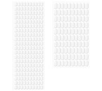 Pderlous 800Pcs Sticky, Wall Double Sided Sticky Dots for Wall Hanging Earthquake Museum Clear