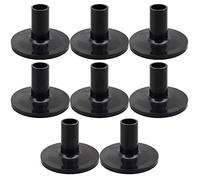 Pderlous 8Pcs Cymbal Sleeves 8PCS 38x26mm Black Drum Cymbal Sleeves Replacement for Shelf Drum Kit
