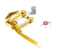 Pderlous Guitar Tremolo Vibrato Bridge Tailpiece Archtop Compatible with SG ES335 LP Electric Guitar Universal (Gold)