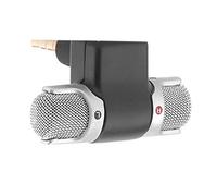 Pderlous Mini Microphone Jack 3.5mm Portable Stereo Microphone for Phone Recording Microphone for Smartphone