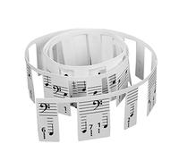 Pderlous Piano Notes Sticker Removable Piano Keyboard Note Labels Electronic Piano Sound Sticker Staff Piano Key Stickers 61-Key Full Size