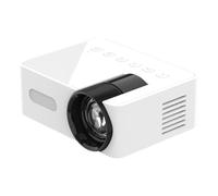 Pderlous YT100 White Mini Home Projector Projector Portable Mini Home Theater Wireless Cell Phone Multi-Function Projector