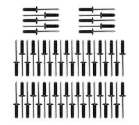 PDETVEO 50 PCS 3/16" x 1" Tri-Fold Rivets Assortment, Aluminium alloy Tri-fold Exploding Pop Rivets for Kayak Marine Boat