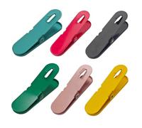 PDETVEO 6PCS Metal Pegboard Clips, Peg Board Accessory Hook Attachment for Hanging Photos Tools, Kitchen Bathroom Office Garage Storage Display(Multi-Colored)