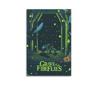 PDEWFCHX Grave of The Fireflies Anime Poster1 Poster Decorative Painting Canvas Wall Posters And Art Picture Print Modern Family Bedroom Decor Posters 20x30inch(50x75cm)