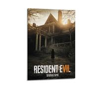 PDEWFCHX Resident Evil 7 Game Poster Poster Decorative Painting Canvas Wall Posters And Art Picture Print Modern Family Bedroom Decor Posters 12x18inch(30x45cm)