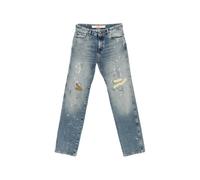 PDF Nico distressed plaster-patch jeans - Blue 30-31-32-33-34-36