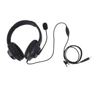 Pdflie clp 1010e Over The Head Headset Security Earmuff Headphone Radio Earpiece with Boom Mic Compatible for Motorola CLP-E Series Walkie Talkies(Black,Wired)