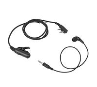 Pdflie Walkie Talkie in-Ear Earbud Earpiece with Ptt Mic 2 Pin K1 to 3.5mm Aux Headset Compatible for Baofeng Kenwood Retevis Arcshell uv-5r 888s hf-f8hp h777 ar-6 ar-5 rt21 rt22 rt68 tk2312