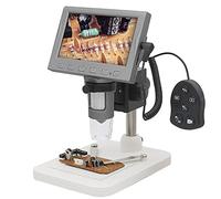 PDHYPRS 1000X Magnification Digital Microscope, 24MP Ultra-Precise Focusing, 4.5 Inch Screen, Wired Remote, Windows & Mac OS Compatible(Plastic Stand)