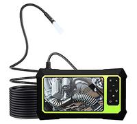 PDHYPRS 1080P Dual Lens Endoscope Camera, Waterproof Borescope Inspection Camera With 8mm Front & Side-View Dual Lens, With 4.3inch ISP Screen(7M/23FT Cable)