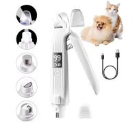 PDHYPRS 2-in-1LED Dog Nail Clipper With Light, Illuminates Nails Or Bloodline For Safe And Easy Trimmers, Extra Sharp For Thick Nails, Avoid Over Cutting Toenail, For Cats & Dogs