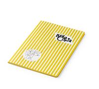 PdiPigna - BELLA COPIA Collection - A5 lined notebook singer, soft cover, yellow