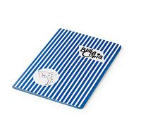 PdiPigna, Bella Copia Notebook A5, 15 x 21 cm, Soft-Cover Cover, 1R Inner Lines, Blue