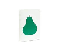 PdiPigna ENZO MARI Collection A5 Single Line Notebook Soft Cover DANESE Due, La Pera