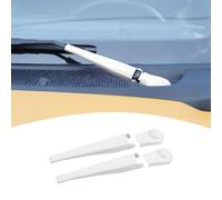PDKLIN for Bronco Windshield Wipers Trim Covers Fit for Ford Bronco 2021-Present White Exterior Accessories 4pcs