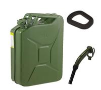 Pegdev - Pdl - 20L Heavy Duty Jerry Can With Metal Spout And Replacement Seal - Un Certified Fuel Container, Portable & Durable