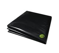 PDL - Pegdev 7m X 4m 250G BLACK POLYTHENE PLASTIC SHEETING GARDEN DIY