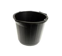 PDL - Pegdev - Black Builders Bucket, Made in the U.K. - Perfect for Construction, Animal Feed, and More (3 Gallon) (5)