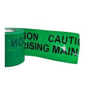 PDL - PegDev - Detectable Underground Tape (Rising Main) 150mm - Durable Polypropylene with Stainless Wires for Safe Service Identification (100M)
