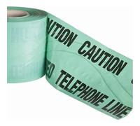 PDL - PegDev - High-Visibility Underground Detectable Warning Tape Telephone 150mm x 10m - Durable & Rot Resistant
