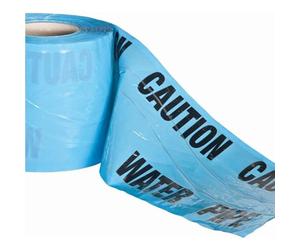 PDL - PegDev - High-Visibility Underground Detectable Warning Tape Water 150mm x 18m - Durable & Rot Resistant