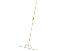 PDL - Pegdev - Industrial Rubber Floor Squeegee 24" (600mm) with Wooden Handle and Bracket - Efficient Cleaning for Oil, Water, and Liquid Spills
