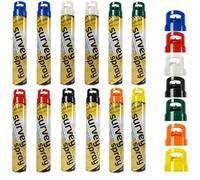 PDL - Pegdev - MULTI COLOURED SURVEY LINE MARKER AEROSOL SPRAY | Highly Pigmented, Hard-Wearing Paint for Car Parks, Fields, Roads, and More. (12)