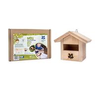 PDL - PegDev - NT Range Kids Build-Your-Own Nell Nest Box Kit, Encourage Nature Connection and Creativity in Children, Easy Assembly.