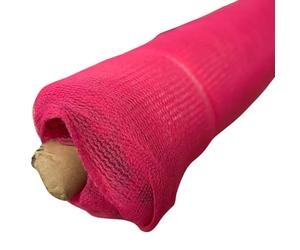 PDL - PegDev - Pink Temporary Fencing, Heavy Duty UV Stabilised Polyethylene Mesh, Durable Netting for Herris Fencing (16m)