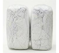 PDL - Pegdev - White Cotton Terry Towelling Rags Super Absorbent Industrial Cleaning Spill Wipes Durable Soft Low Lint 20kg