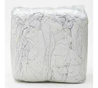 PDL - Pegdev - White Cotton Terry Towelling Rags Super Absorbent Industrial Cleaning Spill Wipes Durable Soft Low Lint 10kg