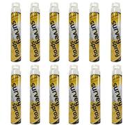 PDL - Pegdev - WHITE SURVEY LINE MARKER AEROSOL SPRAY | Highly Pigmented, Hard-Wearing Paint for Car Parks, Fields, Roads, and More. (12)