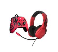 PDP 049-026-SRB Gaming Controller Black, Red USB Gamepad PC, Xbox One, Xbox Series S, Xbox Series X
