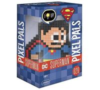 PDP 878-029-NA-SPM Pixel Pals DC Comics Superman Collectible Lighted Figure, Red/Blue, 8.8 x 11.2 x 15.90 cm
