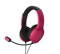 PDP AIRLITE Wired Headset Red With Noise Cancelling Microph (Sony Playstation 4)