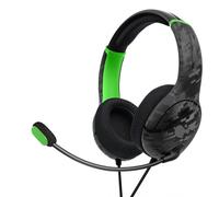 PDP - Casque de jeu stéréo filaire Airlite Neon Carbon pour Xbox Series X|S, Xbox One et Windows 10/11