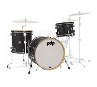 PDP Concept Classic 24 3pc Shell Pack w/Walnut Hoops Ebony Stain
