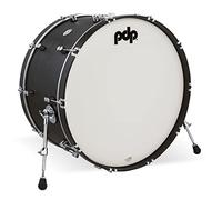 PDP Concept Classic Bass Drum, 26" x 14", Ebony Stain, Ebony Stain Hoops