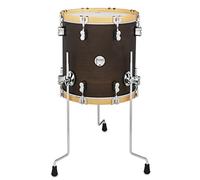 PDP Concept Classic Floor Tom, 14" x 14",Walnut Stain, Natural Stain Wood Hoops