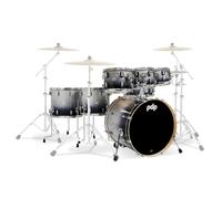 PDP Drums PD806068001 Concept Maple Silver to Black Sparkle 7-Piece Shell Set