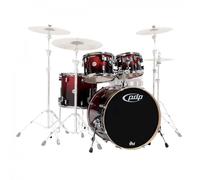 PDP Concept Maple 4pc Shell Pack Red to Black Fade