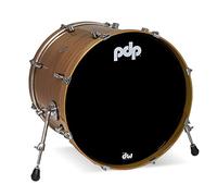 PDP Concept Maple Bass Drum, 22" x 18", Natural Honey Mahogany, Exotic