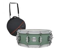 PDP Concept Maple Snare Drum 14 x 5.5 & Gewa Case Satin Seafoam