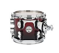 PDP Concept Maple Tom, 8" x 7", Red to Black Fade Lacquer