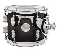 PDP Concept Maple Tom, 8" x 7", Satin Charcoal Burst Lacquer