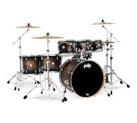 PDP Concept Maple 22" 7pc Shell Pack Satin Charcoal Burst